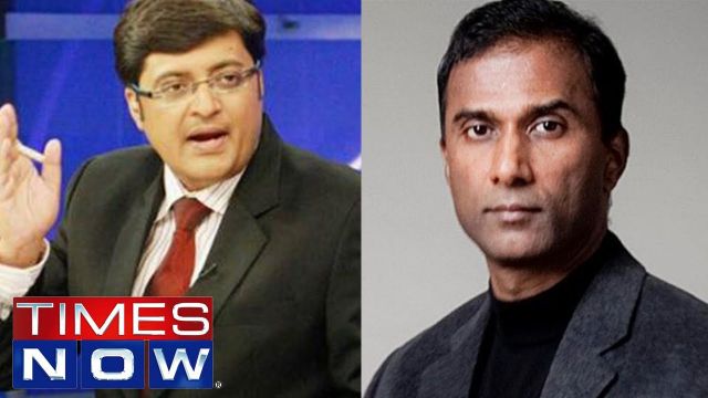 Arnab Goswami with Dr. V.A. Shiva Ayyadurai on The Inventor Email