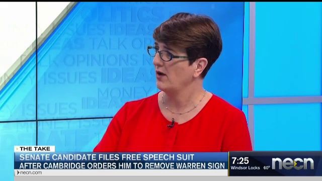 Dr. Shiva Ayyadurai Defends Bus Sign on NECN