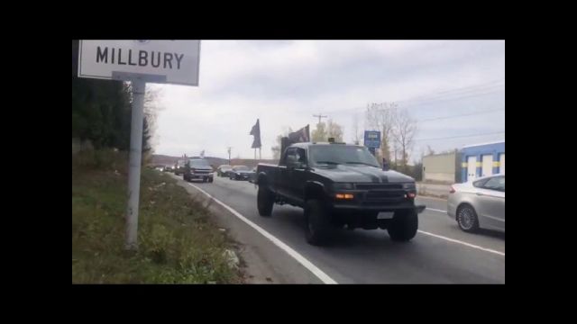 Shiva+Trump rolling rally: cars, trucks, trailers & more. WRITE IN �Dr.SHIVA� for US Senate.