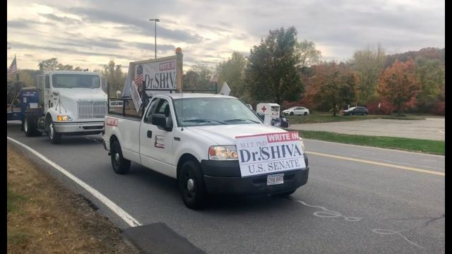 TRUMP & Dr.SHIVA RALLY - Leominster MA to Worcester MA
