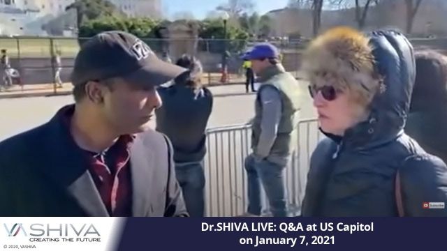 Dr.SHIVA LIVE: Q&A at US Capitol on January 7, 2021