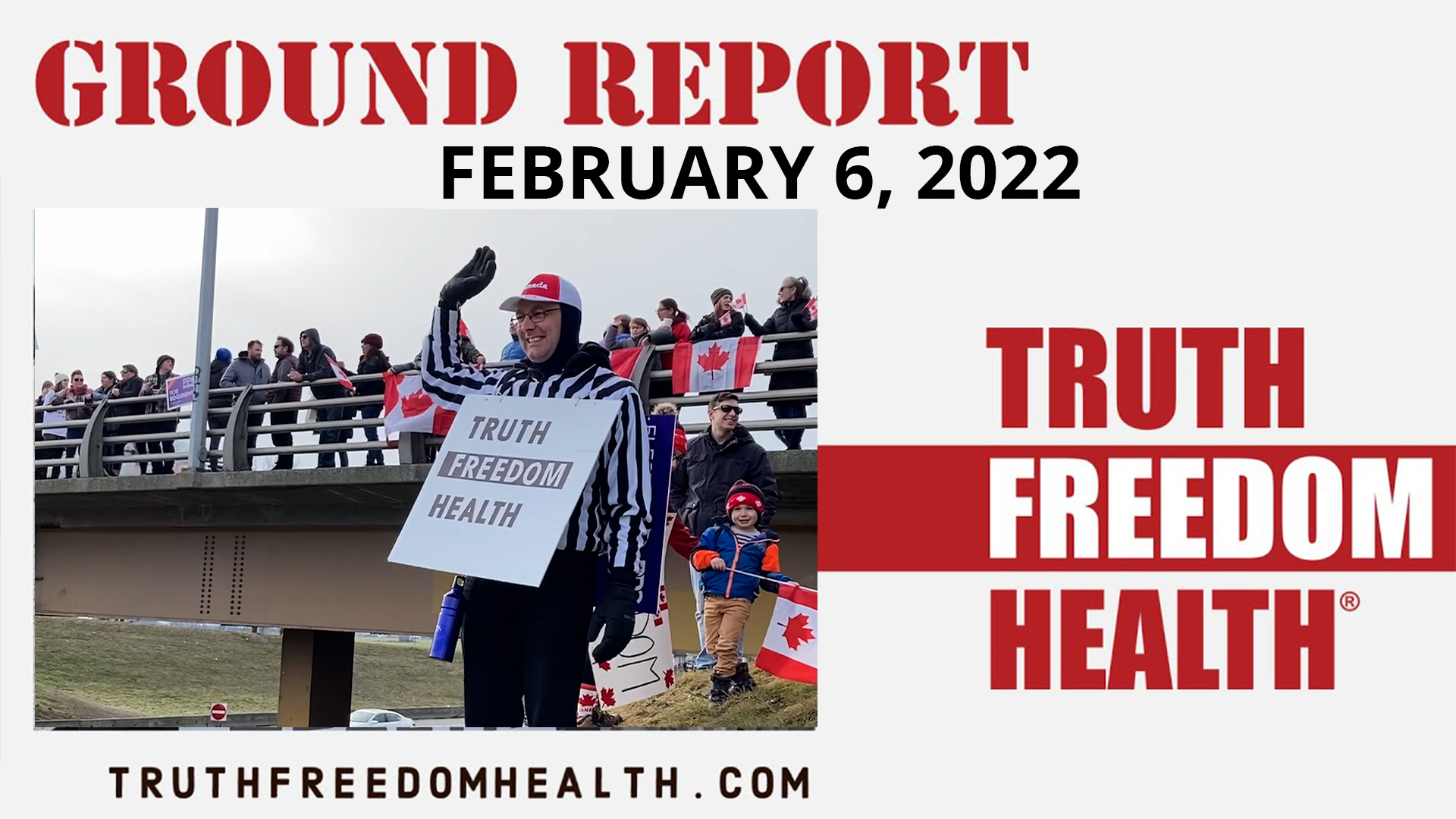 #TruthFreedomHealth on the Ground. Across the Globe!