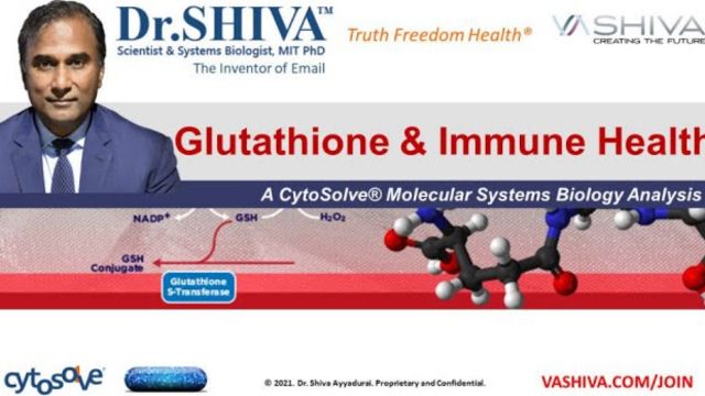 Dr.SHIVA™:Glutathione on Immune Health @CytoSolve® Systems Analysis(4/21)