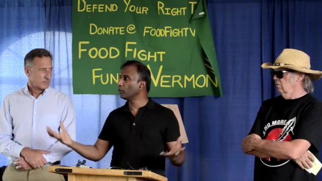 Science and the Safety of GMOs - Dr. V.A. Shiva Ayyadurai, Neil Young and Gov. Shumlin (VT)