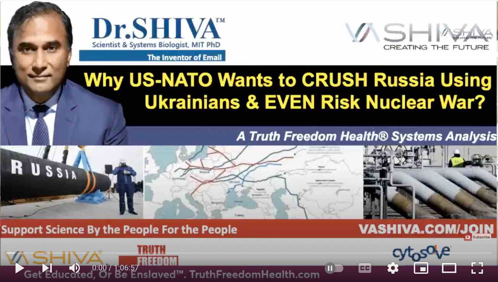 Dr.SHIVA LIVE: Why US-NATO Wants to CRUSH Russia Using Ukrainians & Even Risk Nuclear War?