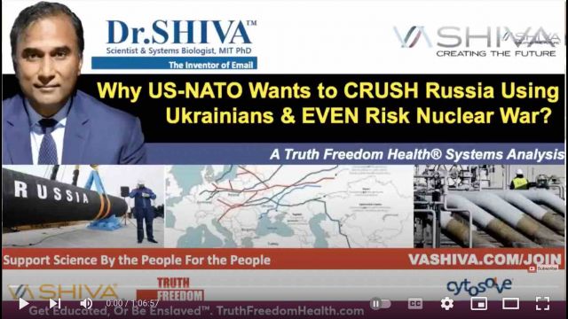 Dr.SHIVA LIVE: Why US-NATO Wants to CRUSH Russia Using Ukrainians & Even Risk Nuclear War?