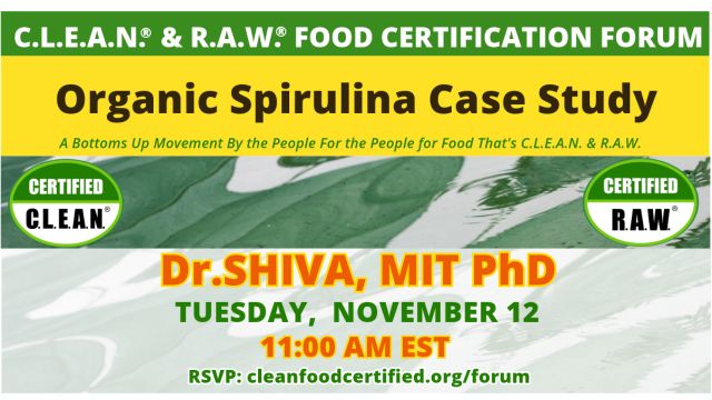 Organic Spirulina Case Study: Journey to C.L.E.A.N.® & R.A.W.® Food Certification