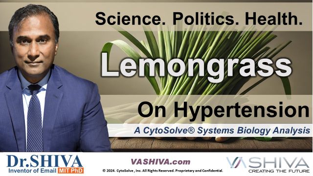 Dr.SHIVA™ LIVE- Lemongrass on Hypertension:A Whole Systems Approach