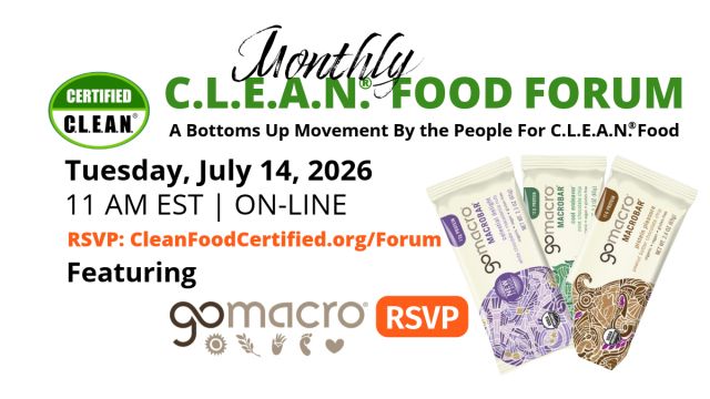 GoMacro® - Journey to C.L.E.A.N.® & R.A.W.® Food Certification
