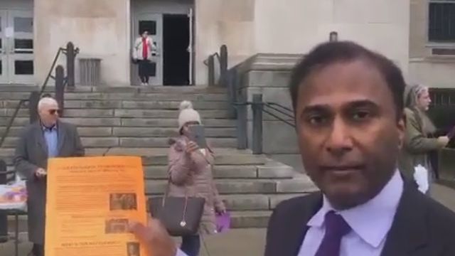 At Malden High School Exposing Elizabeth Warren