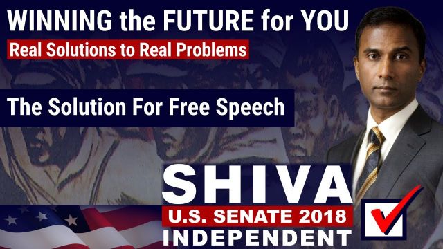 The Solution For Free Speech. Real Solutions to Real Problems.