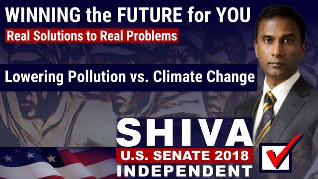 Lowering Pollution vs Climate Change. Real Solutions to Real Problems.