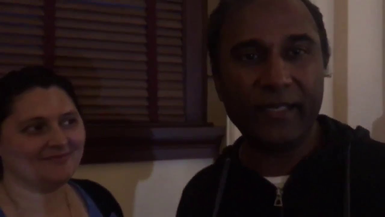 Dr. SHIVA with a Supporter, Stella at the NJ Senate House