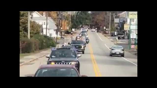 SHIVA + TRUMP Rolling Rally Endless Vehicles Riding Through Central MA