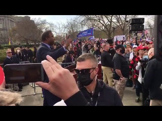Dr.SHIVA SPEECH at U.S. SUPREME COURT in THREE PARTS on steps of Supreme Court. Part 1 of 3