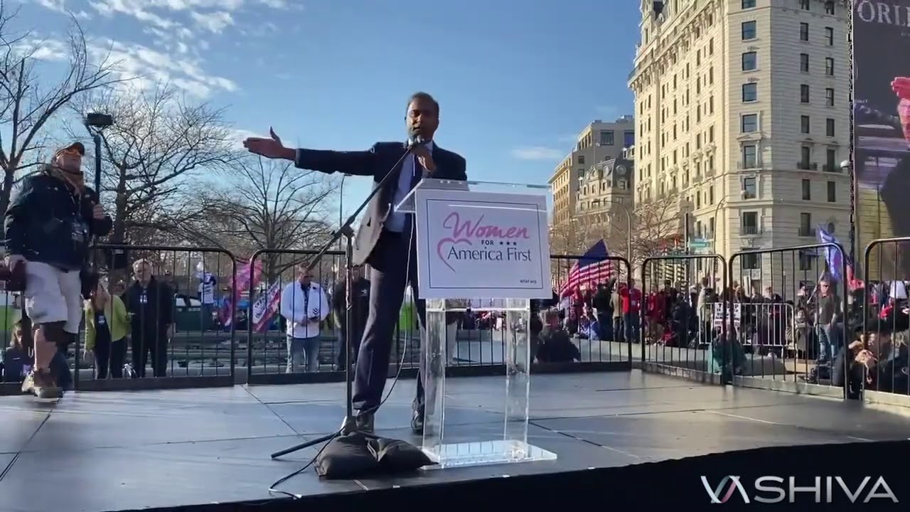Dr.SHIVA LIVE: At Freedom Plaza - One Person, One Vote