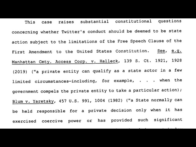 Dr.SHIVA LIVE: Federal Judge Orders Twitter to Testify in Court in Historic First Amendment Lawsuit.