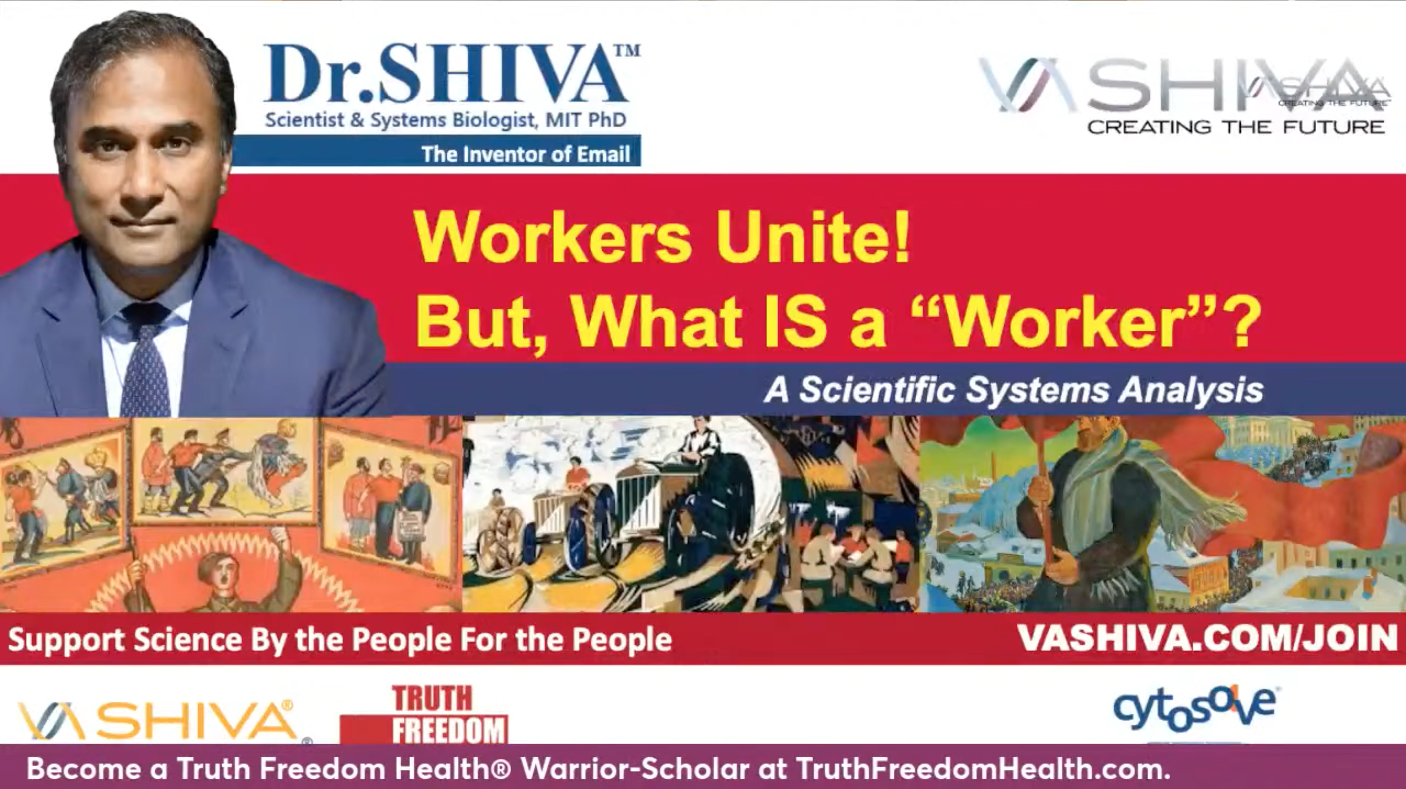 Dr.SHIVA LIVE: Workers Unite! But, What IS a Worker?