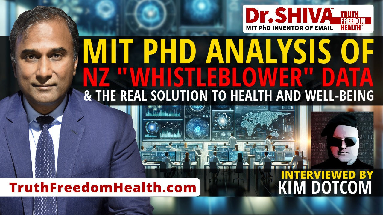 Dr.SHIVA™ LIVE - MIT PhD Analysis of NZ Whistleblower Data. THE Real Solution. - With Kim Dotcom