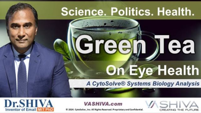 Dr.SHIVA™ LIVE: Green Tea on Eye Health @CytoSolve® Systems Analysis