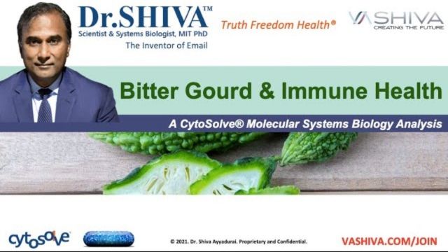 Dr.SHIVA™: Bitter Gourd on Immune Health @CytoSolve Systems Analysis(5/21)