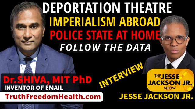 Dr.SHIVA® LIVE: Deportation Theater. Imperialism Abroad, Police State at Home. Follow the Data.
