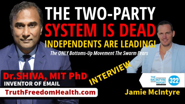 Dr.SHIVA® LIVE: The Two-Party System Is Dead. Independents Are Leading!