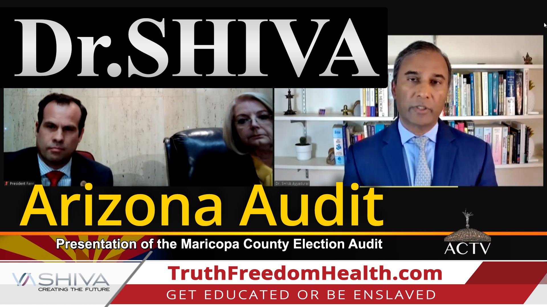 Dr.SHIVA Delivers Signature Audit Report to Arizona Senate
