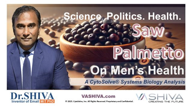 Dr.SHIVA™ LIVE – Saw Palmetto on Men’s Health: A Whole Systems Approach