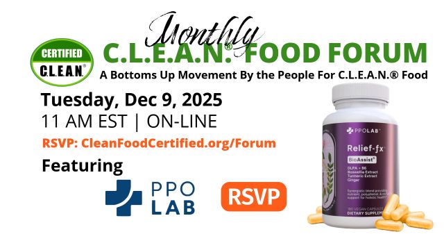 PPOLAB™: Journey to C.L.E.A.N.® & R.A.W.® Food Certification
