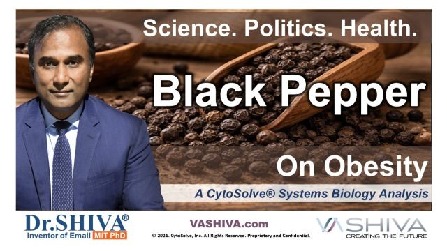 Dr.SHIVA® LIVE – Black Pepper on Obesity: A Whole Systems Approach