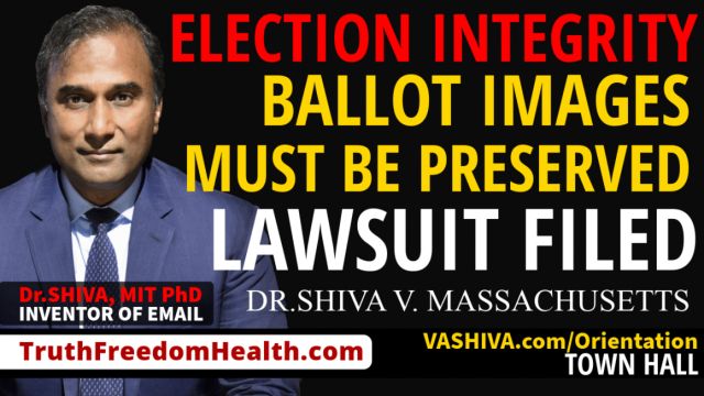 Dr.SHIVA® LIVE: Election Integrity: Ballot Images Must Be Preserved. Lawsuit Filed